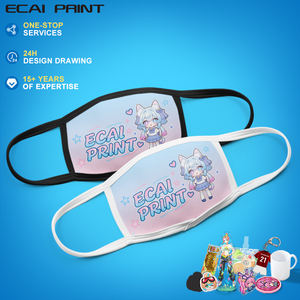 قناع قطني مطبوع حسب الطلب للتنكر بتصميم الأنيمي، قناع قطني قابل للتعديل بدرجة طبية مضاد للغبار - Product Image 2