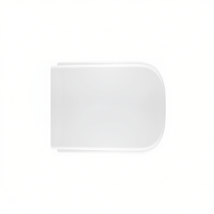 Siège de toilette pour cuvette Esedra Quadra, charnières extensibles blanches - Product Image 3