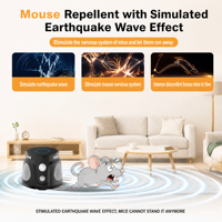 Nouveau Répulsif Ultrasonique Anti-Nuisibles 2026 pour Intérieur, Électronique, Anti-Rongeurs 360 Degrés 25kHz pour Rats et Souris, Sûr pour les Animaux Domestiques, Utilisation Domestique