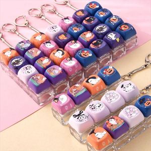 Llavero de dibujos animados al por mayor para Halloween, llavero con botón antiestrés, ideal como regalo promocional corporativo - Product Image 1