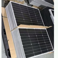 Panel Surya Monokristalin Half Cell All Black 50W-200W off Grid untuk Sistem Pengisian Baterai 12V/24V dengan Efisiensi 21%