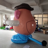 Personnages de dessins animés gonflables Mr Potato, personnalisables, résistants à l'eau, pour la publicité, la décoration de fêtes, vente en gros OEM
