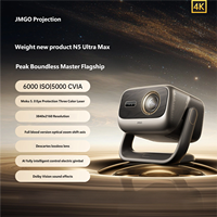 JMGO N5 Ultra Max 4K, 6000 ISO Lumens, Zoom Optique Sans Perte 1.9x, Stabilisateur IA, VRR 2.1 240Hz pour Home Cinéma et Gaming