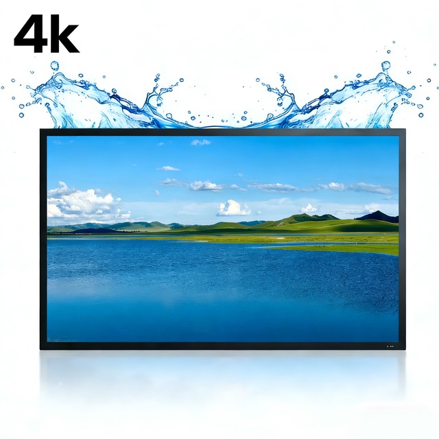 2026 New Outdoor Waterproof TV 55 Inch 4K High Brightness High Brightness High Cold Resistance Suitable for Outdoor Balcony
