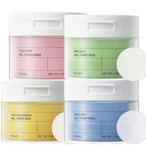 Crème de collagène, tampons tonifiants, uniformisant le teint, exfoliant doux coréen, hydratant, raffermissant, soin quotidien du visage, maquillage, 60 tampons - Product Image 4