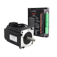 Hanpose 6A 6.0N.m 86 Kit Motor Stepper Loop Tertutup Servo Driver CL86 + 86EH98 2 Fase 86 Motor Stepper Nema34