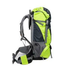 Custom Dark Blue Foldable Lightweight Men Backpack For Camping Hiking