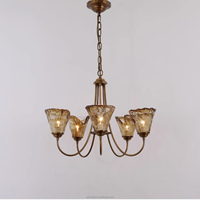 Lustre en verre de style Maillard, design vintage français de luxe, pour salon, villa ou hôtel, luminaires suspendus