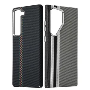 NUOVA Custodia Sottile Magnetica con Motivo a Nuvole per <span class=keywords><strong>Samsung</strong></span> Galaxy S25 S24 S26 Ultra, Cover Rigida Opaca in Carbonio con Magneti e Protezione Lente in Metallo - Product Image 4
