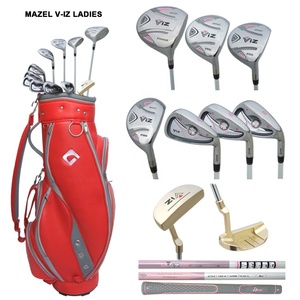 Club de <span class=keywords><strong>Golf</strong></span> complet pour femmes, rouge, droitier, ensemble complet avec un sac de <span class=keywords><strong>golf</strong></span>, OEM/ODM 430CC, 2020 - Product Image 2
