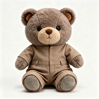 Ours en peluche à l'habillage tendance, jouet en peluche intégral pour la vente au détail, la vente en gros et les ours en peluche personnalisés