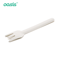 Fourchettes jetables écologiques en pulpe de bagasse, biodégradables, compostables, robustes, sans BPA, modernes et imperméables