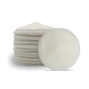 I cuscinetti di cura riutilizzabili su ordinazione dell'oem con il logo personalizzano la copertura del capezzolo dei cuscinetti di mamma di allattamento al seno sagomata coned 3D con l'etichetta privata