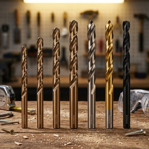 <span class=keywords><strong>Foret</strong></span> hélicoïdal industriel allemand HSS M35 Cobalt 5% à revêtement parallèle pour acier inoxydable/acier/métal - Product Image 1