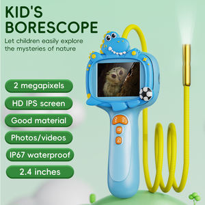 OEM/ODM lindo dinosaurio niños endoscopio boroscopio Full HD foto vídeo 2MP IP67 aventura al aire libre niños tubería cámara de inspección - Product Image 2