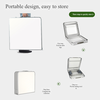 Table pliante en alliage d'aluminium Table pliable portable pour l'extérieur Petite table simple avec tabourets