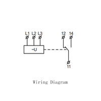 Relais de défaillance de phase FRLHXU-06 à 3 phases pour interrupteur d'alimentation normal/d'urgence 220V ~ 460V relais de surveillance de tension AC scellé triphasé