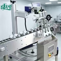 Équipement de codage de bouteilles certifié EAC avec système d'inspection visuelle pour l'emballage rond destiné au marché russe