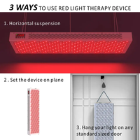 Nouvel appareil infrarouge à panneau de lumière rouge pour soins de santé, multi-bandes, personnalisable, avec contrôle par application, pour la maison/le spa