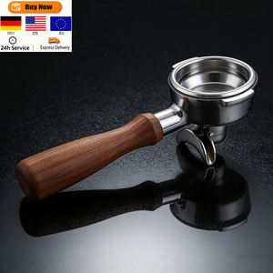 เครื่องชงกาแฟแบบหรูหราเป็นมิตรกับสิ่งแวดล้อม  <span class=keywords><strong>แบบ</strong></span>ใช้มือล้าง  ด้ามจับไม้  สแตนเลส  ขนาด 51 มม. - Product Image 1