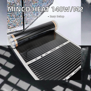 <span class=keywords><strong>Minco</strong></span> Heat 200W/M2 50cm Film de chauffage électrique infrarouge moderne Système de chauffage par le sol intérieur à économie d'énergie pour hôtels - Product Image 2