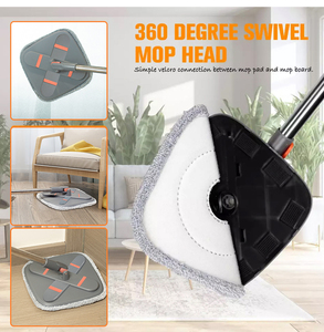 HOLAMOPA Vadrouille de nettoyage de toit pour camping-car avec poteau télescopique rotatif et réservoir d'eau pliable - Product Image 4