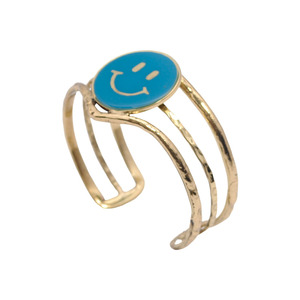 Brazalete de Latón Hecho a Mano con Diseño Ajustable y Atrevido para Mujeres y Hombres, Accesorio de Estilo Bohemio - Product Image 4