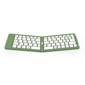 Verde portátil recargable para teclado Bluetooth diseño plegable Delgado tamaño Universal de bolsillo para tableta portátil teléfono inteligente - Product Image 1