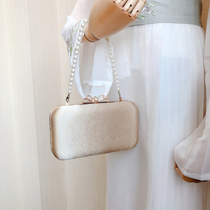 Nuevos Bolsos de Mano con Cadena de Perlas, Bolsos de Mujer Elegantes y de Lujo con Bordado, para Fiestas, Bailes de Graduación, Vestidos de Noche - Product Image 4
