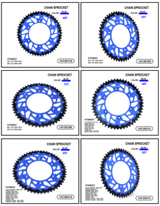 Corona de Cadena 428 520 de 42T 45T 47T 48T 49T 50T 51T 52T para Motocicleta DUKE 200 <span class=keywords><strong>125</strong></span> para <span class=keywords><strong>KTM</strong></span> <span class=keywords><strong>HONDA</strong></span> YAMAHA KAWASAKI SUZUKI - Product Image 2