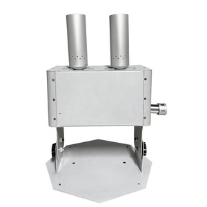 İki Kolonlu RGB LED <span class=keywords><strong>CO2</strong></span> Topu Makinesi DMX512 Kontrolü Elektrikli Kuru Buz Kaynağı DJ'ler için Metal Malzeme 90W 8-10M Püskürtme - Product Image 4