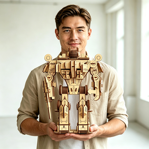 Colore del <span class=keywords><strong>legno</strong></span> naturale 3D Puzzle modello di giocattolo fatto da te kit di costruzione 3D Puzzle di <span class=keywords><strong>legno</strong></span> <span class=keywords><strong>per</strong></span> <span class=keywords><strong>adulti</strong></span> bambini Unisex regalo educativo - Product Image 2