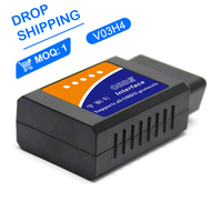 Lector de Códigos OBD Súper Mini V03H4, Herramientas de Diagnóstico Bluetooth 4.0 Elm327, Herramientas para Vehículos V1.5, Escáner OBD2, Herramienta de Diagnóstico