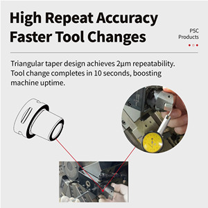 Thay đổi nhanh chóng VDI Lathe bên ngoài Psc/capto cứng nhắc kẹp Bên ngoài/nội bộ xi lanh chèn chuyển công cụ chủ - Product Image 3