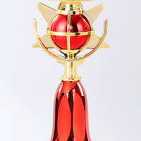Trophées en plastique doré personnalisés de bonne qualité, trophée de concours canin pour concours de beauté des animaux de compagnie AD108