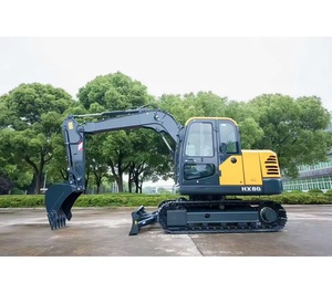 Excavadora de Cantera HX80 de 8 Toneladas, Excavadora de Orugas Mediana con Cucharón de 0.32m³ para Proyectos de Construcción, Canteras y Carreteras - Product Image 5
