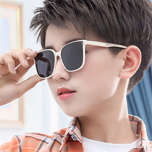 Gafas de sol para niños, rectangulares, con montura completa, protección solar UV400, gafas unisex de moda para niños - Product Image 4