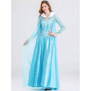 Disfraz de Halloween de la Princesa Elsa de Frozen, Cosplay de Animación, Vestido para Adultos - Product Image 5