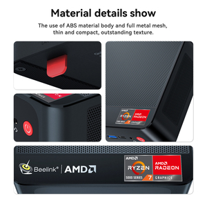 Mini PC para Juegos OEM China SER5 PRO R7 5800H, Win11 Pro, 16G DDR4, 500G NVME SSD, Ocho Núcleos, Alto Rendimiento para Gamers, Ser5 Pr - Product Image 4
