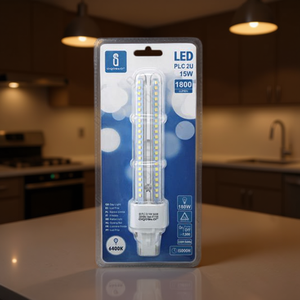 Nuova Lampadina LED PLC 2U 15W 6400K a Risparmio Energetico 1800lm 50000h di Durata per Retrofit/Aggiornamento - Product Image 3