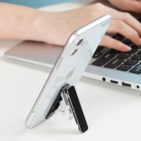 Support de téléphone portable universel pliable et léger pour PC, avec coussinet adhésif pour bureau et lit, forte stabilité, idéal pour regarder des vidéos
