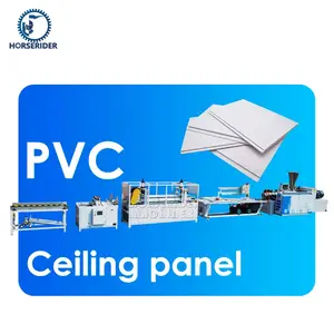 Horserider alta velocidade Complete pvc teto parede painel que faz a máquina/linha de produção com linha laminação fábrica preço