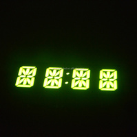 NEWSHINE XH-5423BGW Écran LED d'intérieur 0,54 pouces à 4 chiffres et 16 segments, blanc diffus, pas de pixel de 2 mm, luminosité 500 cd