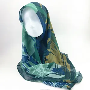 Écharpe Hijab en mousseline de soie, tissu imprimé africain, offre spéciale, vente en gros
