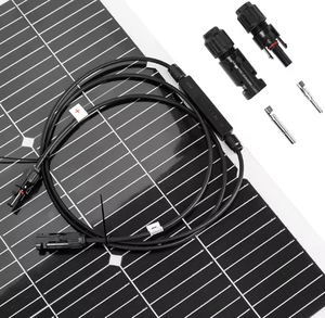 200W Flexible Solar Mono Semi-Flexible Bendable PV Module for Boat Marine <b>Yacht</b> Van Camping 12V System - Product Image 4
