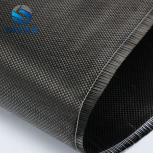 Tela de fibra de carbono de alta resistencia fabricada en China, lisa, <span class=keywords><strong>1K</strong></span>, 68g, para la industria aeroespacial - Product Image 2