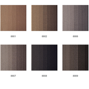 Carreau de moquette moderne Carreaux de moquette commerciale Tapis de bureau Support en pvc - Product Image 3