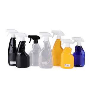 <span class=keywords><strong>500ml</strong></span> 650ml 750ml Amarillo Negro Rojo Color PET Plástico Gatillo Spray Botellas para productos domésticos - Product Image 6