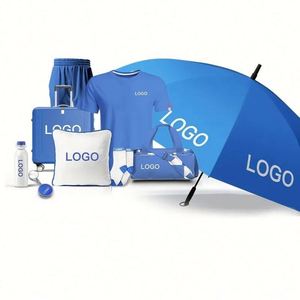 Ensemble cadeau d'entreprise personnalisé avec logo, t-shirt, tasse, fournitures de bureau, casquette avec logo, ensemble de cadeaux - Product Image 1