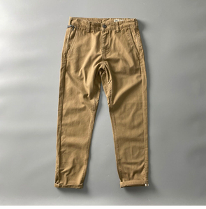 Pantalones de Trabajo Retro Americanos de Estilo Urbano para <span class=keywords><strong>Hombre</strong></span>, de Alta Calidad, Resistentes, Transpirables, Ajustados, de Cintura Media y Frente Plano, Casuales - Product Image 4